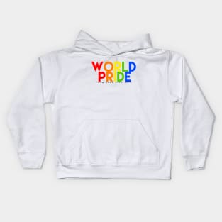 WORLD PRIDE T-SHIRT - NYC 2019 Kids Hoodie